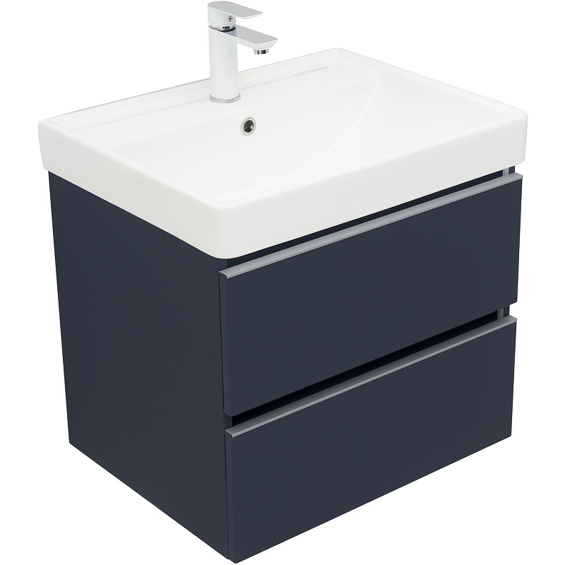 Приобрести aquanet тумба с раковиной вега 60 см, маренго