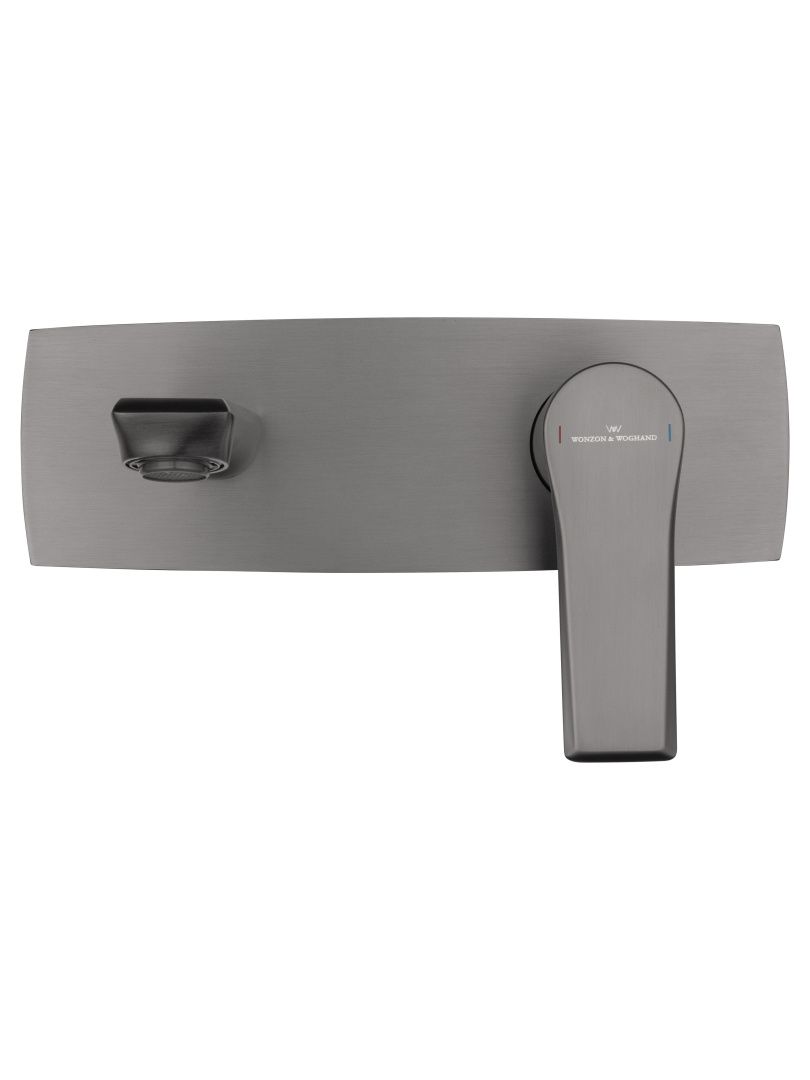 Приобрести смеситель для раковины встраиваемый wonzon & woghand brilliant, темный графит (ww-88869079-bgm)