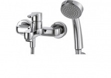 STREAM cмеситель для ванны с коротким изливом и душевой лейкой