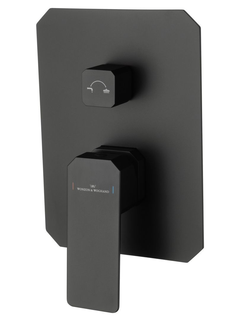 Приобрести душевая система встраиваемая wonzon & woghand diamond, черный матовый (ww-88939011-mb)