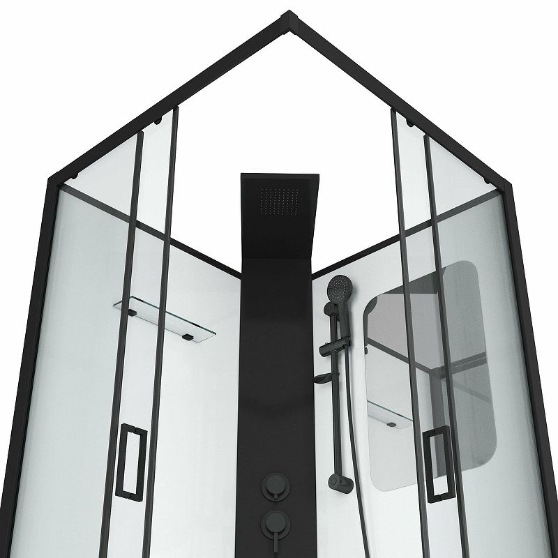 Приобрести grossman душевая кабина elegans 120х80 см, черная матовая gr252q