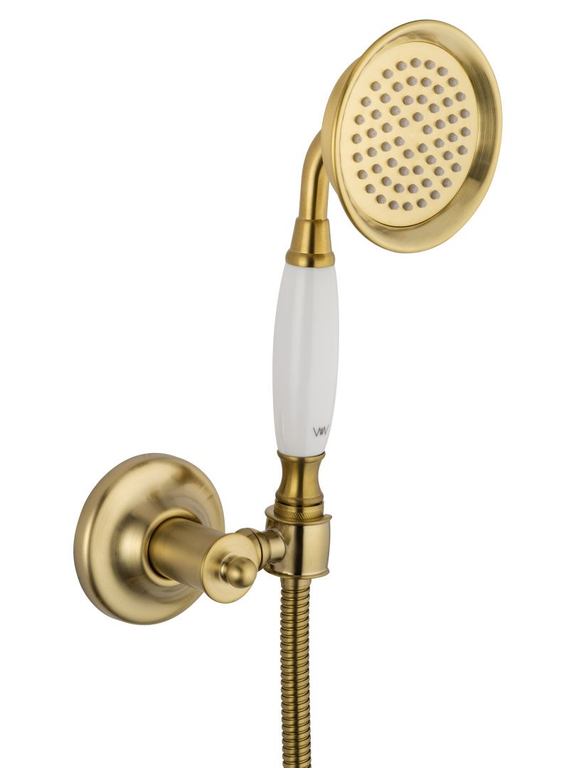 Приобрести смеситель для ванны с душем wonzon & woghand steam, брашированное золото (ww-88639008-bg)