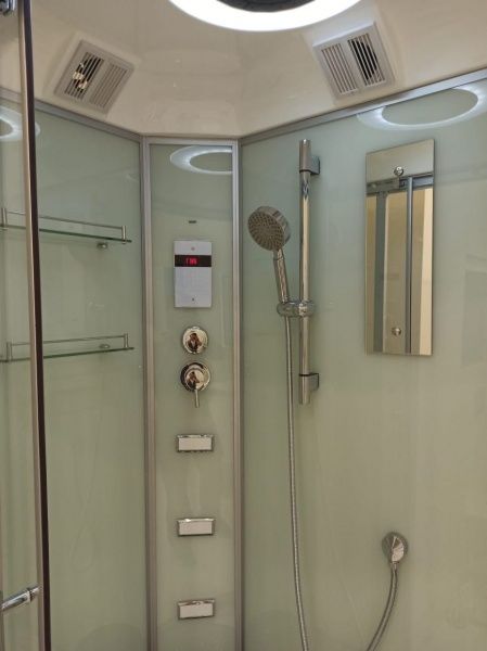 Приобрести frank душевая кабина f610l с паром, левостороняя