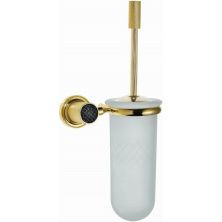 Boheme Ершик для унитаза Royale Cristal, золото\черный 10933-G-B