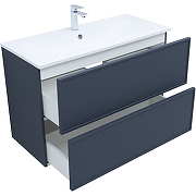 Приобрести aquanet тумба с раковиной арт 100 см, маренго