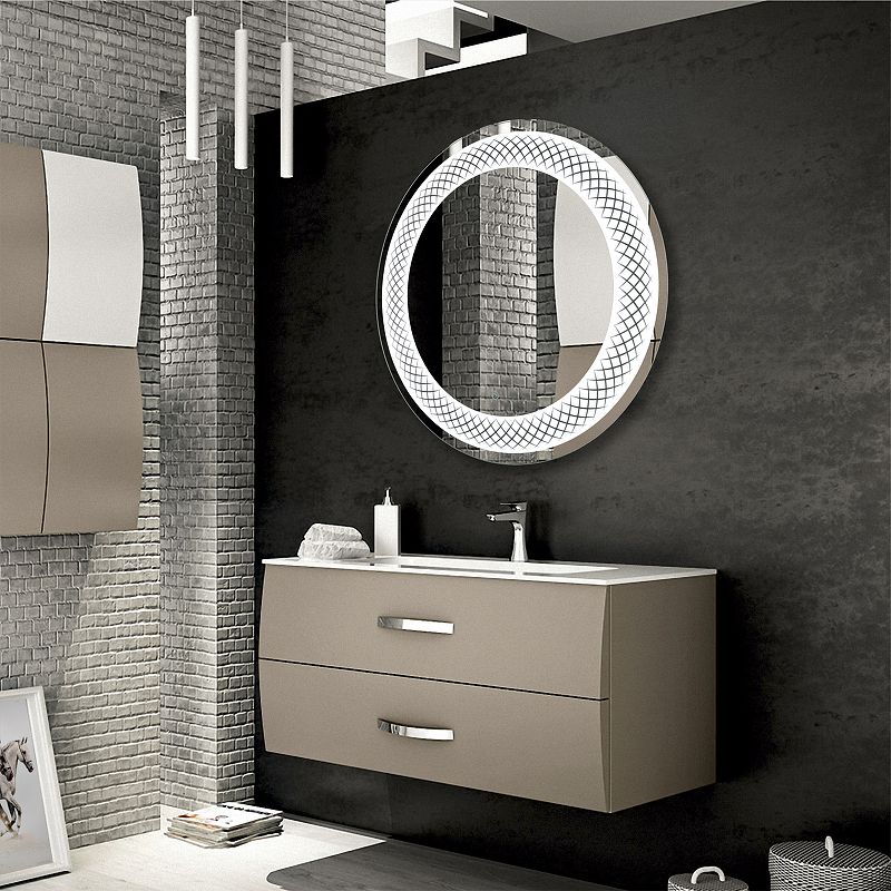 Приобрести continent зеркало с подсветкой uranus 77х77 см, сенсорный включатель, белое