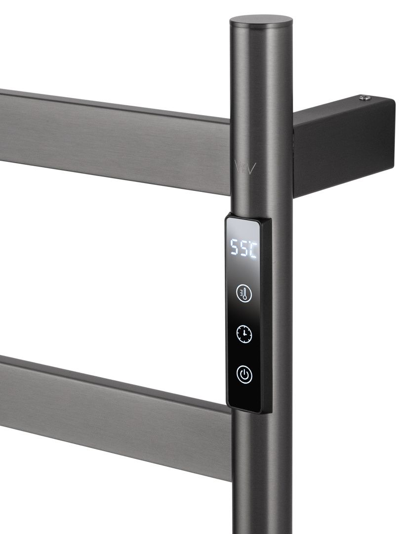 Приобрести полотенцесушитель электрический wonzon & woghand essen, темный графит (ww-a404-gm)