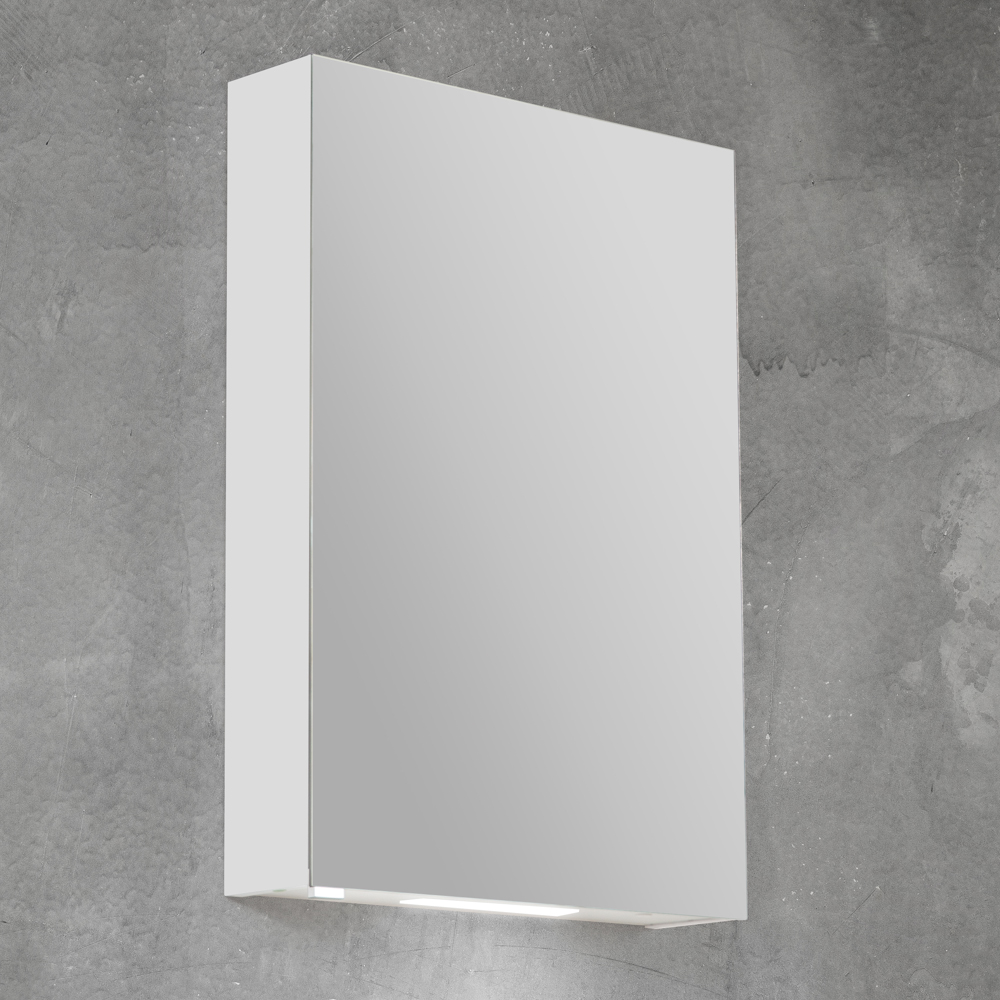 Приобрести belbagno зеркало-шкаф 50х70 см spc-1a-dl-bl-500