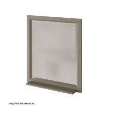 Caprigo Зеркало JARDIN 75 см, бежевое, эмаль