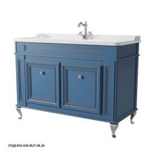 Caprigo Тумба с раковиной FRESCO 120 см, синяя, эмаль