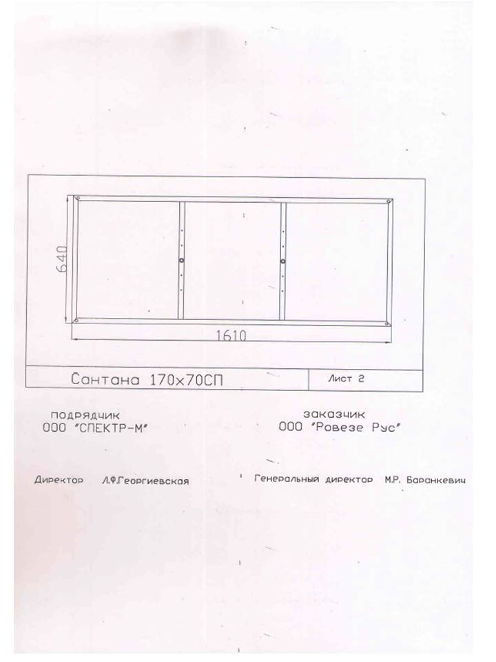 Приобрести каркас для ванны cersanit santana 170 см
