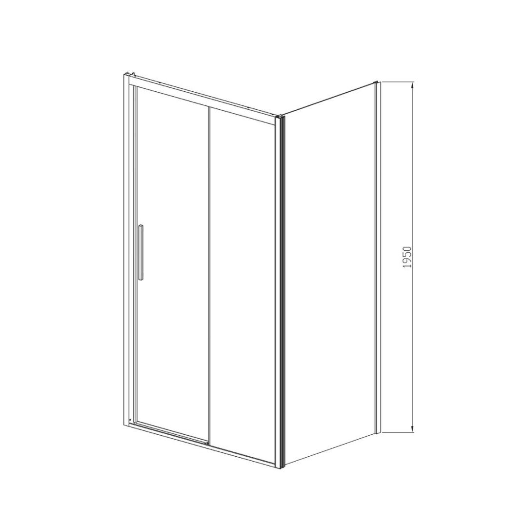 Приобрести vincea душевое ограждение soft 80х140 см, прозрачное, хром vsr-3so8014cl