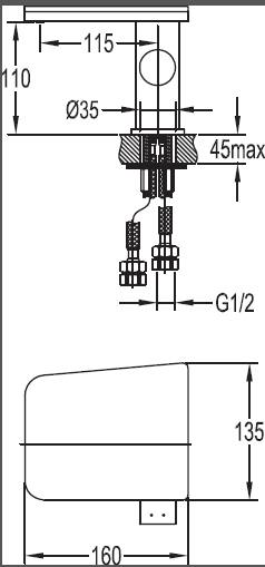 Приобрести cezares смеситель для раковины cascado, хром cascado-f-ls-01-w0