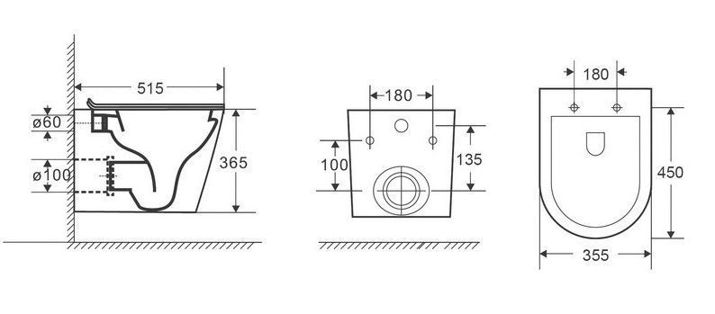 Приобрести grossman унитаз подвесной tornado с крышкой дюропласт, микролифт, белый gr-4478sq