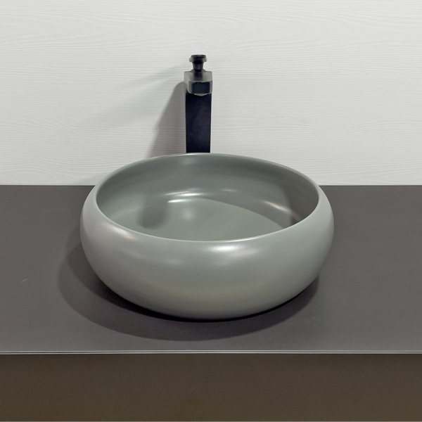 Приобрести comforty раковина 113mh 36х38 см, светло-серая матовая