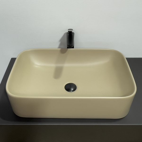 Приобрести comforty раковина 78575mc-60 60х41 см, капучино матовая