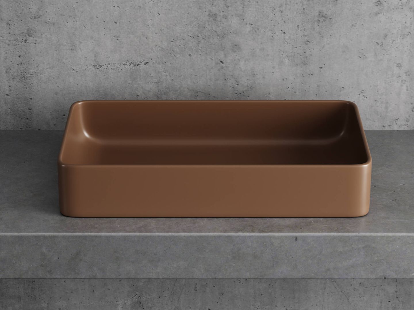 Приобрести hayzburg накладная раковина чаша 61х35 см, кофеин матовый hb-0038mdb