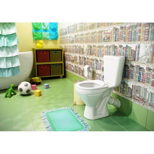 Приобрести rosa унитаз напольный детский, антивсплеск, белый, сиденье полипропилен 36143