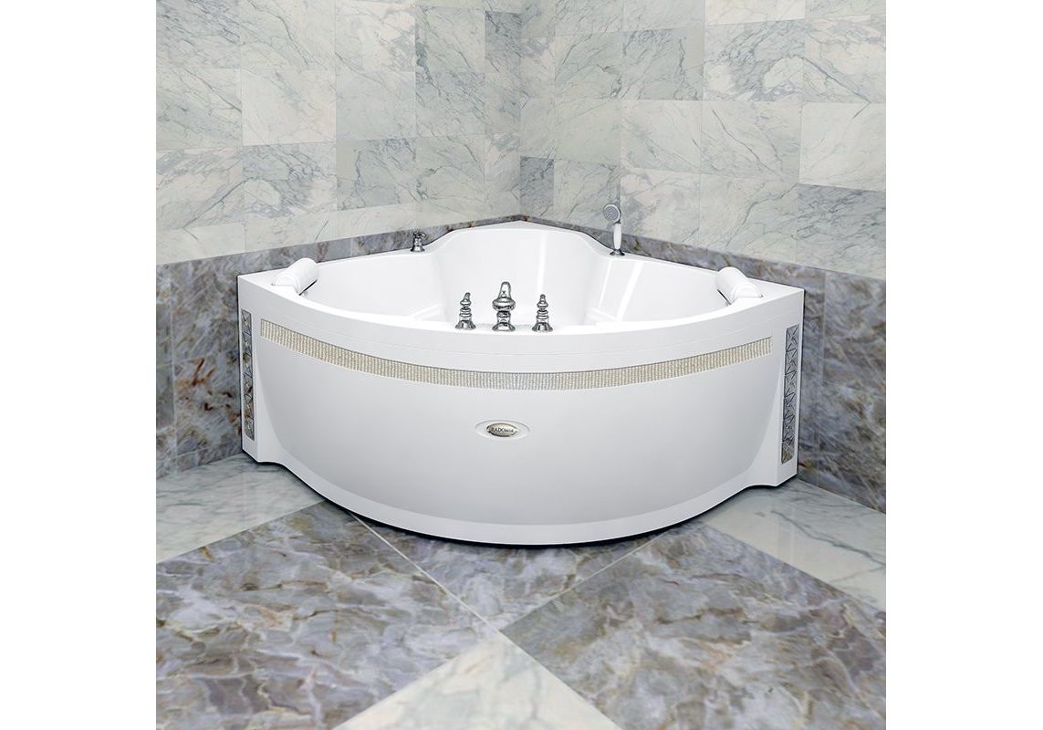 Приобрести радомир акриловая ванна сорренто 148x148 см (комплект каркас, сифон)