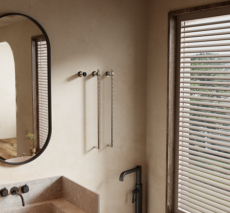 Приобрести terminus полотенцесушитель рондо п2 35х760 см, электрический, хром