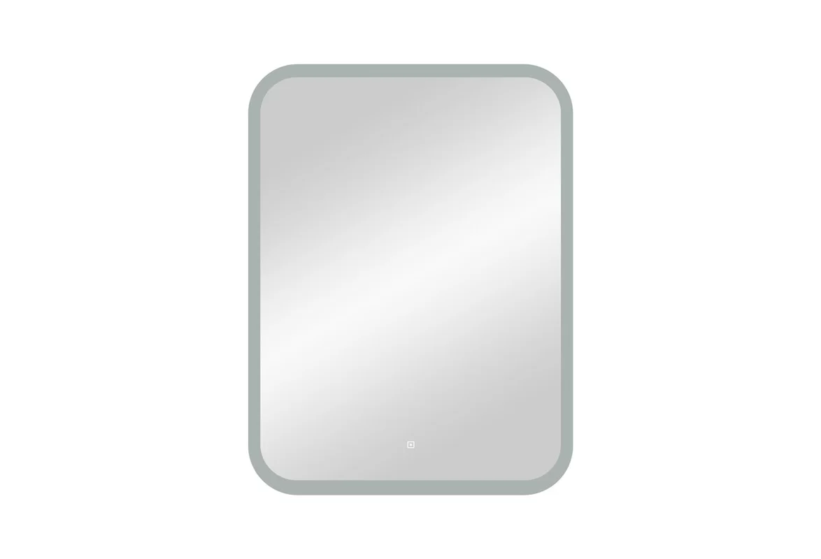 Приобрести continent зеркало с подсветкой glamour 60х80 см, белое