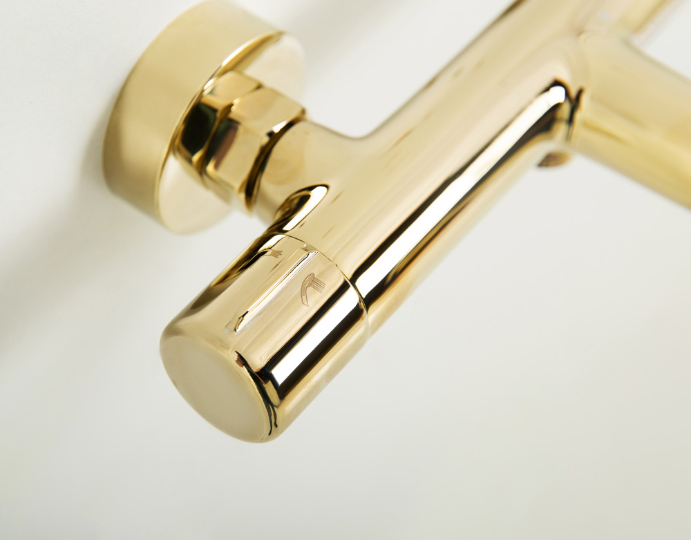 Приобрести belbagno смеситель для ванны uno, золото uno-vasm-oro