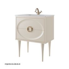 Caprigo Тумба с раковиной MILANO 75 см, кремовая, эмаль