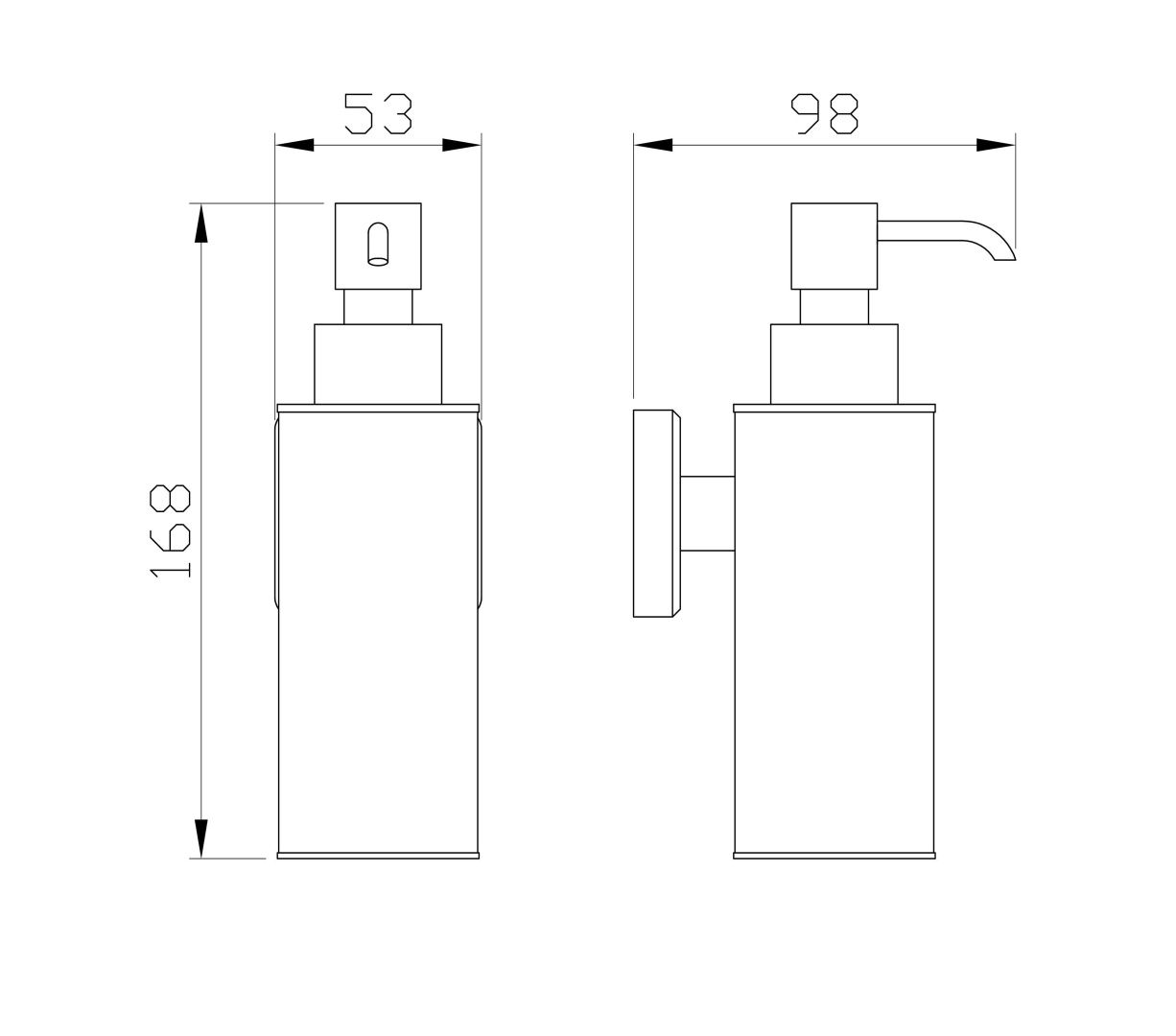 Приобрести дозатор мыла wonzon & woghand roma, бронза (ww-7232)