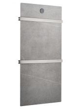 Полотенцесушитель электрический с каменной плитой Серый мрамор WONZON & WOGHAND STUTTGART, Темный графит (WW-A502-GM)