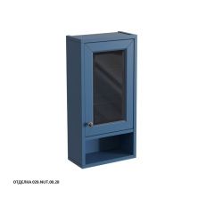 Caprigo Шкаф ALBION 36 см, правый, синий, эмаль