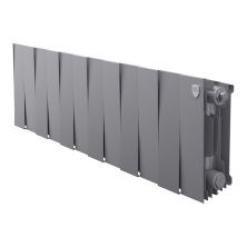 Royal Thermo Радиатор биметаллический Pianoforte 200 /Silver Satin ( серебристый ) - 12 секц.
