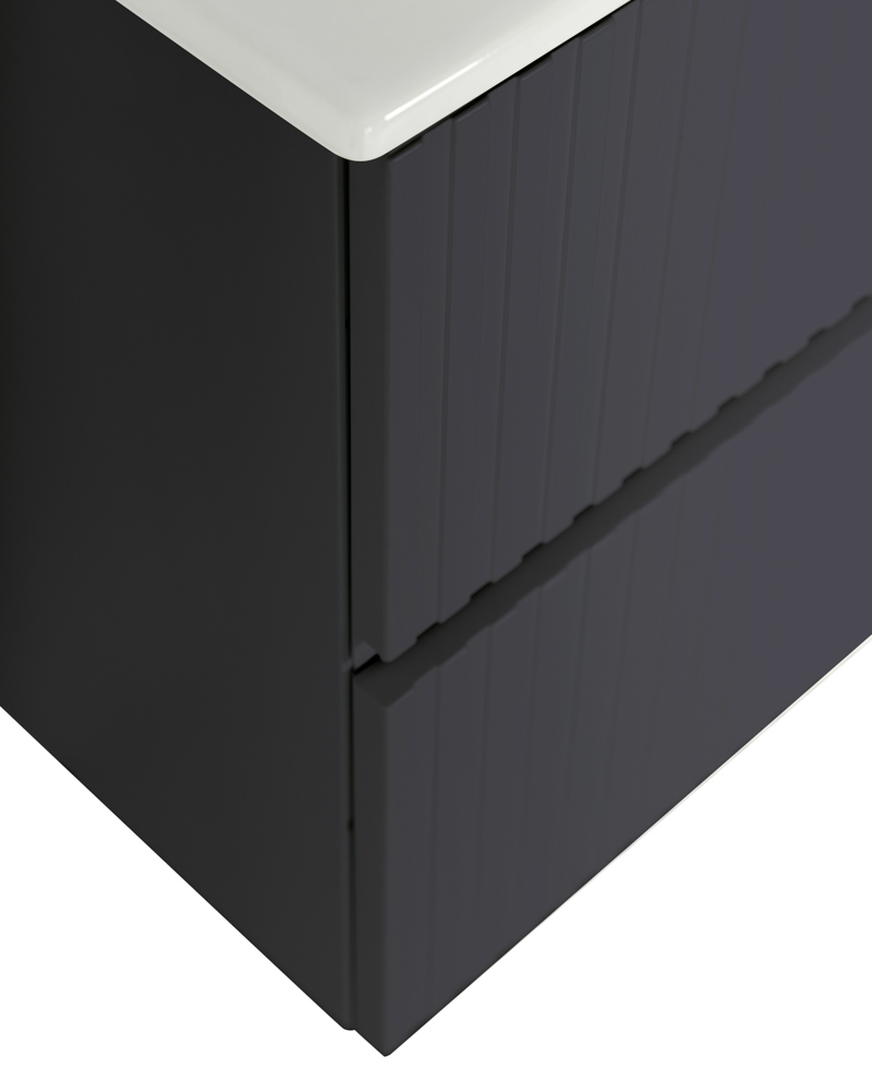 Приобрести cezares тумба подвесная с раковиной duet 120 см grafito, графит duet-1200-2c-so-gr-p