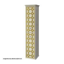 Caprigo Пенал CAPRICE 36 см, правый, слоновая кость/золото, эмаль