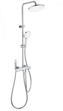 Душевая система с термостатом WONZON & WOGHAND The ONE, Хром (WW-B3094-CR)