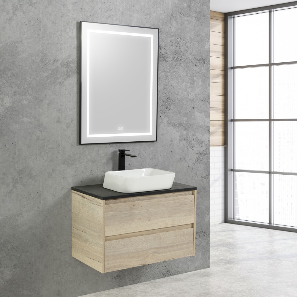 Приобрести belbagno зеркало 68,5х88,5 см spc-kraft-685-885-tch-warm-nero