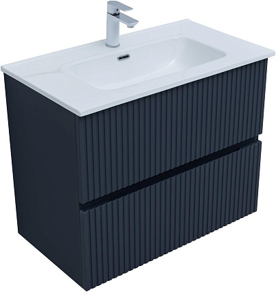 Приобрести aquanet тумба с раковиной джейн 80 см, маренго