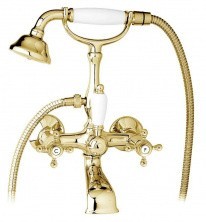 CEZARES Смеситель для ванны и душа GOLF, золото GOLF-VD-03/24-Bi