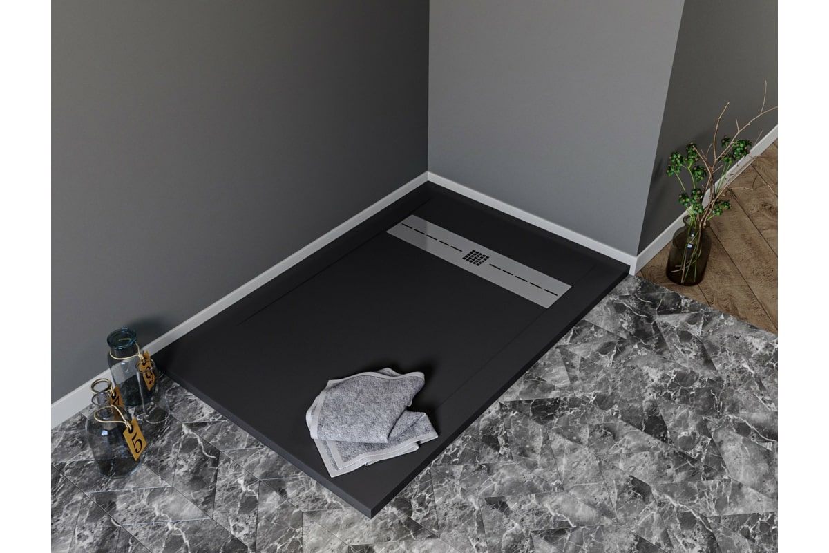Приобрести aquanet душевой поддон delight 140х90 см, черный