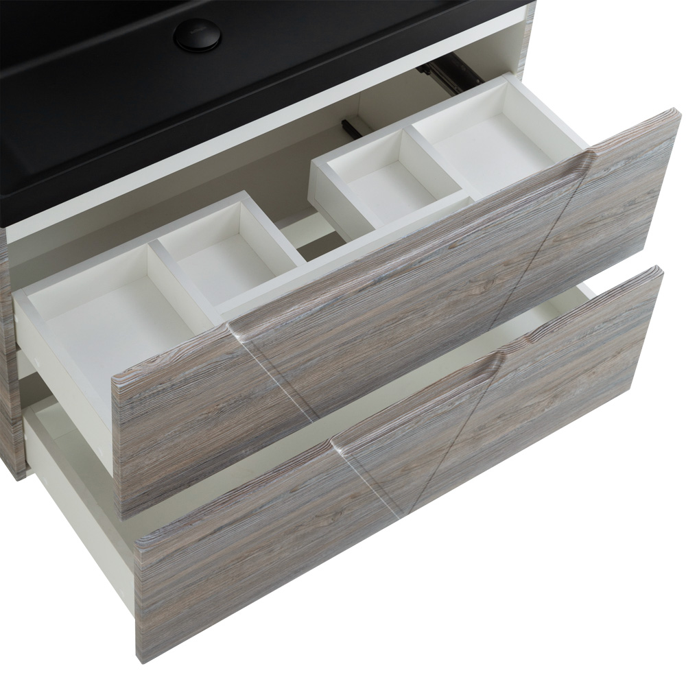 Приобрести belbagno тумба с раковиной vittoria 90 см, подвесная pino, чёрная раковина