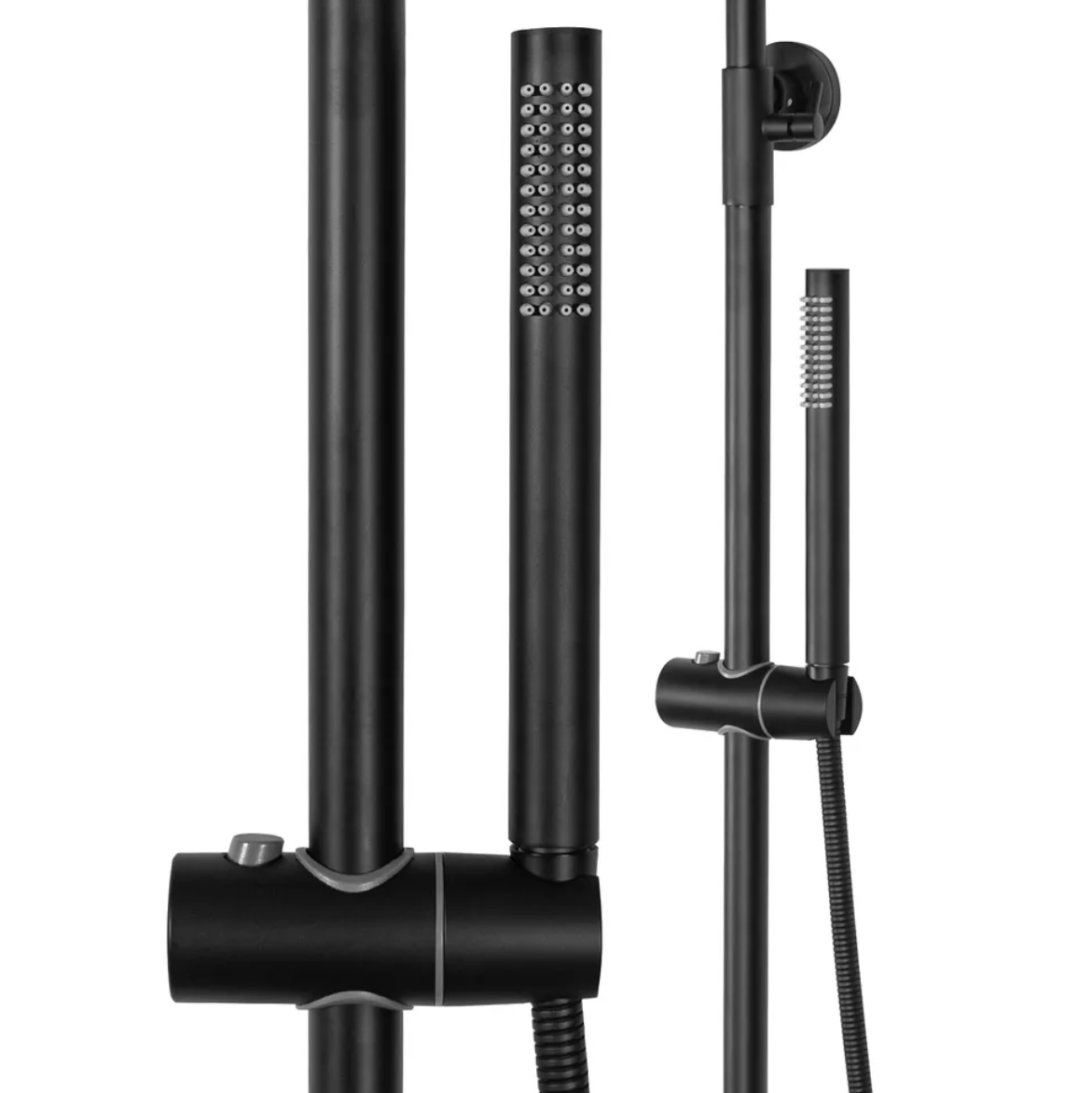 Приобрести grocenberg душевая система, черный матовый gb7011bl