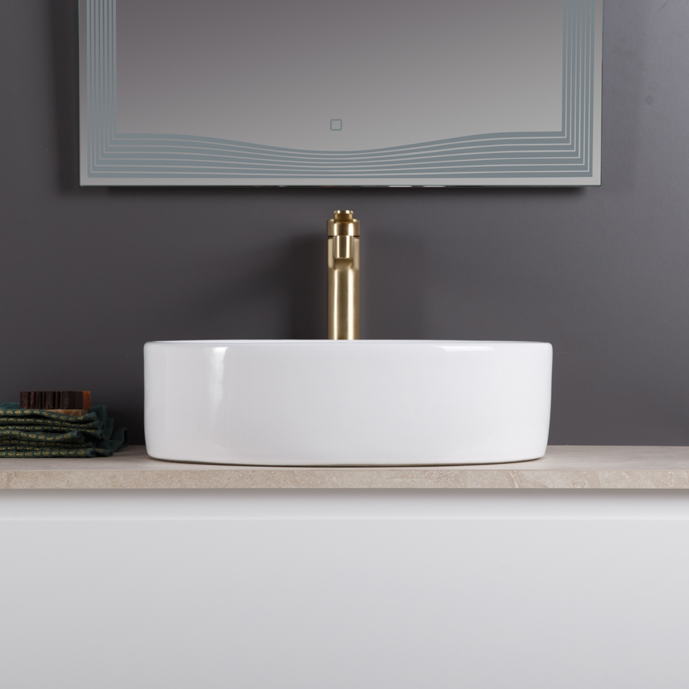 Приобрести belbagno накладная раковина 35х49 см, белая bb1049