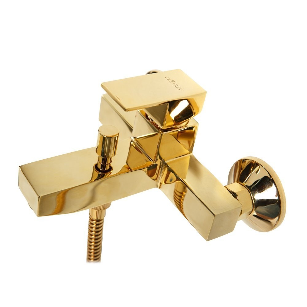 Приобрести cezares смеситель для ванны и душа unika, золото unika-vdm-03/24