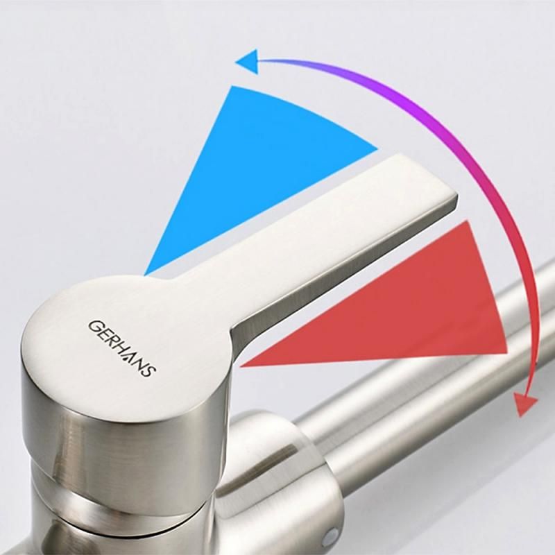 Приобрести gerhans смеситель для кухни k84, сатин k14084a