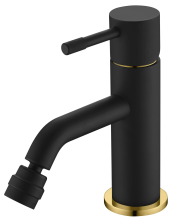 Boheme Смеситель для биде Uno, черный\золото 466-BG