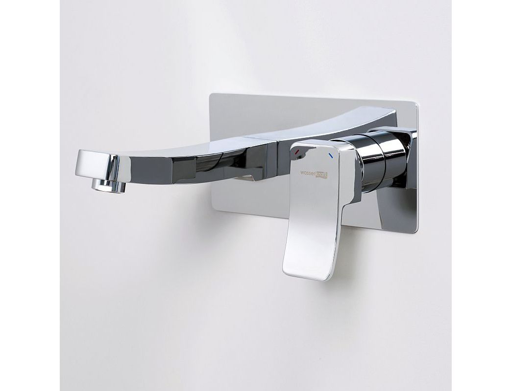 Приобрести wasserkraft смеситель для раковины aller, 10630 настенный, хром