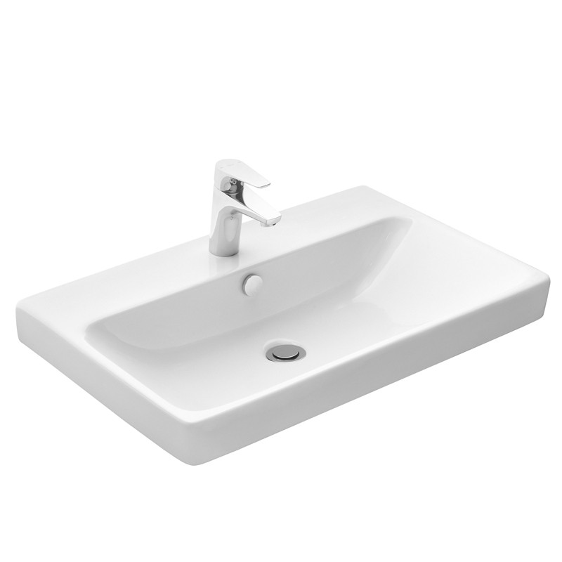 Приобрести тумба подвесная акватон асти 70 с раковиной, белый