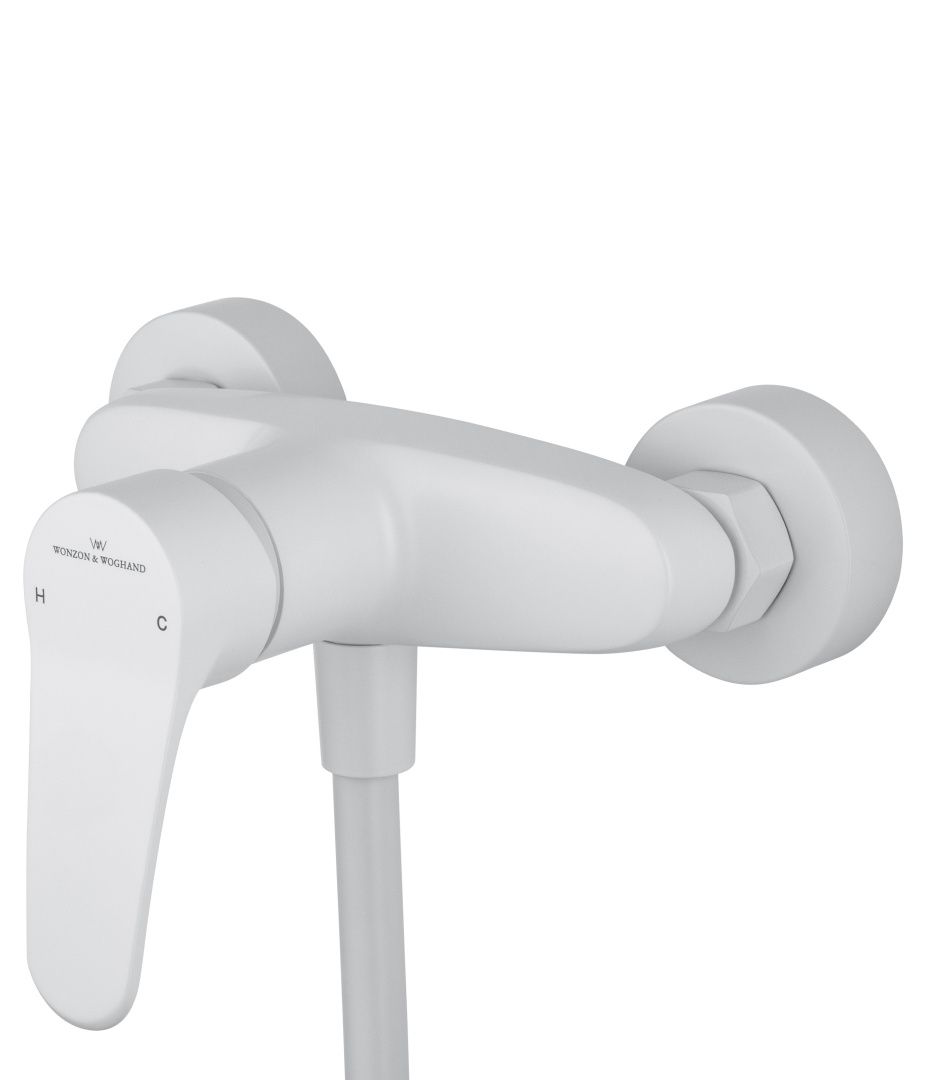 Приобрести смеситель для душа wonzon & woghand alfa, белый матовый (ww-ae3102-mw)