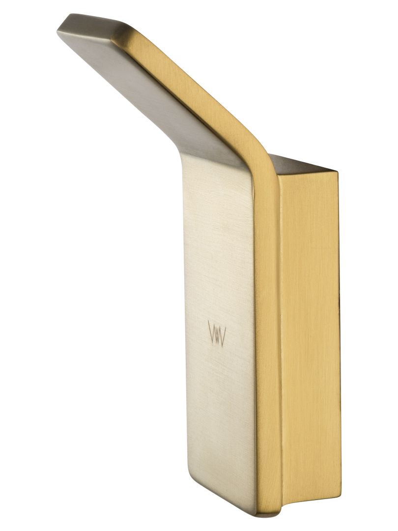 Приобрести крючок для ванной wonzon & woghand lotte, брашированное золото (ww-8315a-bg)