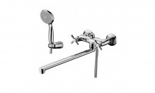 LEMARK Смеситель для ванны Neo, двухвентильный, хром LM2212C