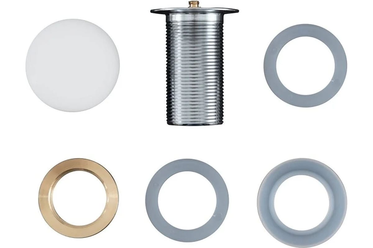 Приобрести aquanet донный клапан белый матовый